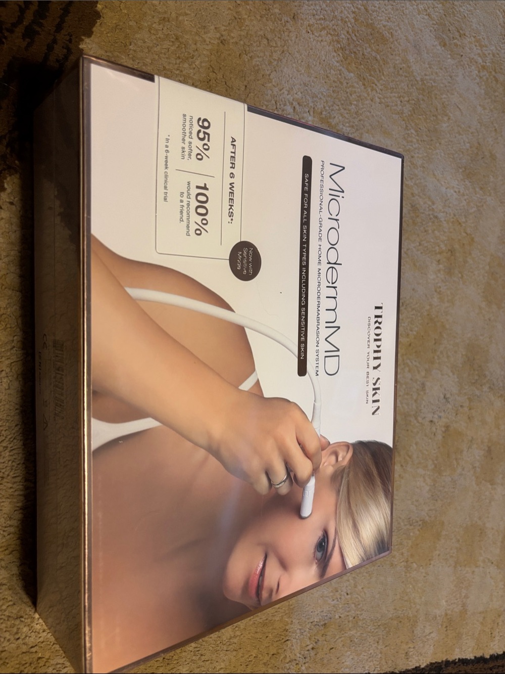 Trophy Skin MicrodermMD Microdermabrasion Device - White